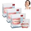 Hermsa Multi-functional Shaping Silicone Denture Set - Medical Grade Suction Fit Dentures, Effective Denture Teeth Reline Kit, Complete Full Denture Solution, Easy Use (3PCS) view 1