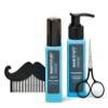 Man'Stuff Tidy Whiskers Beard Set For Men with Beard Comb, Beard Wash and Beard Oil view 1