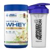 Applied Nutrition Critical Whey Protein Powder 825g + Plastic Shaker - High Protein Powder, Muscle Building Supplement with BCAAs & Glutamine (825g - 25 Servings) (White Choc Pistachio) view 1
