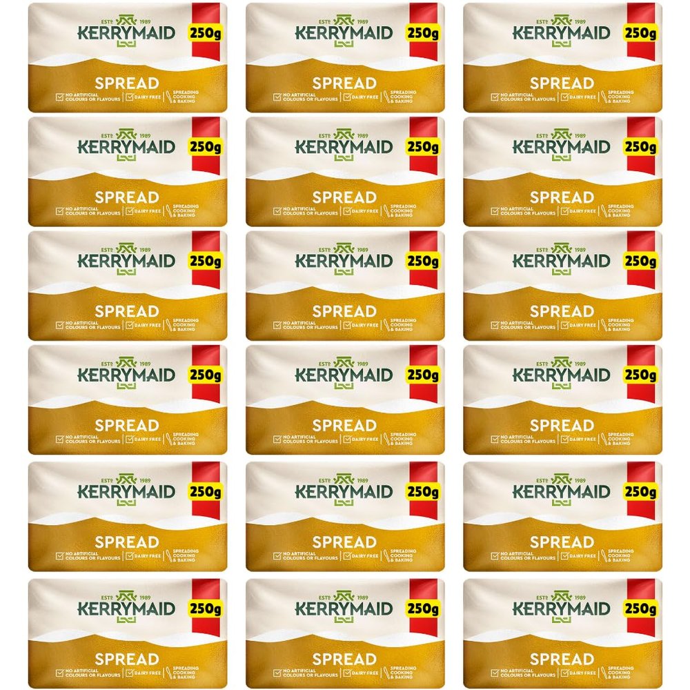 Vegan Kerrymaids Spread Blocks (20 x 250g) - Vegetable Fat spread, dairy free