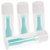 Anneome 4Pcs Green Silicone Contact Lens Inserter and Remover Set with Anti-Slip Surface and Suction Cup, Gentle for Hard and Rgp Lenses, for Travel and Home Use