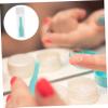 Anneome 4Pcs Green Silicone Contact Lens Inserter and Remover Set with Anti-Slip Surface and Suction Cup, Gentle for Hard and Rgp Lenses, for Travel and Home Use view 2