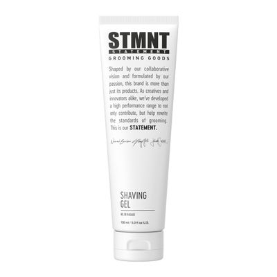 STMNT Grooming Goods Shaving Gel | Multipurpose Pre-Shave, Full Shave & Contour Gel | Smooth Glide & Skin Protection | 150ml