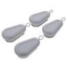 Anneome 4pcs Plastic Multi-purpose Cleaning Brush Soft Bristle Laundry and Shoe Scrubbers Lightweight Household Cleaning for Bathroom Kitchen Clothes view 1