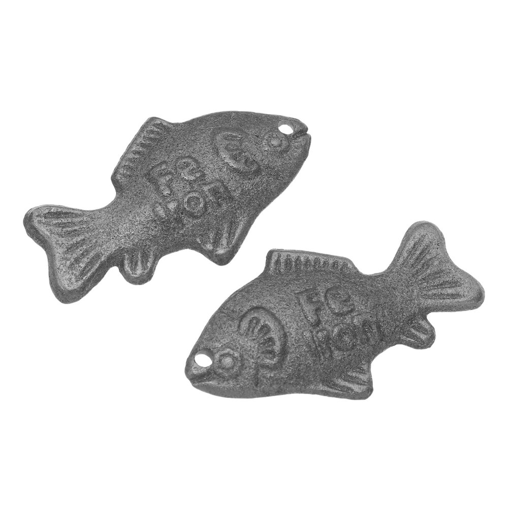 STOBAZA 2pcs Fish-shaped Cast Iron Cooking Tool for Iron Boost in Drinks and Food for Pregnant Women and Kids Suitable for Water-based Recipes and Boiling