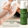 Man Hair Removal Cream, Hair Removal Cream for Men, Natural Aloe Vera Quick Gentle Fast-Acting Hair Remover Mousse for Face Body & Intimate, Moisturizing Nourishing Non-sticky (60ml, 2) view 2