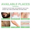 Man Hair Removal Cream, Hair Removal Cream for Men, Natural Aloe Vera Quick Gentle Fast-Acting Hair Remover Mousse for Face Body & Intimate, Moisturizing Nourishing Non-sticky (60ml, 2) view 3
