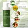 Man Hair Removal Cream, Hair Removal Cream for Men, Natural Aloe Vera Quick Gentle Fast-Acting Hair Remover Mousse for Face Body & Intimate, Moisturizing Nourishing Non-sticky (60ml, 2) view 4