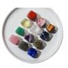 BTMDECOR 6 Pieces Natural Crystal Ice Particles, Quick-Frozen Ice Cubes for Whiskey & Red Wine, Reusable Drink Stones Set(Tiger Eye) view 3