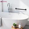 12 Inch Anti Slip Shower Grab Bar, Munzong Oil Rubbed Black Bathroom Grab Bar for Bathtubs and Showers, Knurled Handicap Balance Bar,Safety Hand Rail Support Elderly Senior Assist Bath Handle view 2