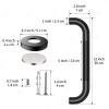 12 Inch Anti Slip Shower Grab Bar, Munzong Oil Rubbed Black Bathroom Grab Bar for Bathtubs and Showers, Knurled Handicap Balance Bar,Safety Hand Rail Support Elderly Senior Assist Bath Handle view 3