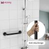 12 Inch Anti Slip Shower Grab Bar, Munzong Oil Rubbed Black Bathroom Grab Bar for Bathtubs and Showers, Knurled Handicap Balance Bar,Safety Hand Rail Support Elderly Senior Assist Bath Handle view 4