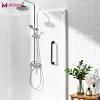 12 Inch Anti Slip Bathroom Grab Bar, 2 Pack Munzong Oil Rubbed Black Shower Grab Bar for Bathtubs, Knurled Handicap Balance Bar,Safety Hand Rail Support Elderly Senior view 4