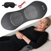 Back Massager, 3 in 1 at Home Back Therapy, Back Massager with Traction, Vibration & Heat, Ergonomic Design, Easy Stress Relief, Presents for Dad (Dark Gray) view 1