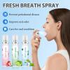 Fruit Breath Liquid, 3PCS Dry Mouth Liquid & Breath Freshener, Refreshing Mint, Peach & Lemon Flavors, Moisturizing Oral Care Solution for Dry Mouth, 20ML view 3
