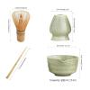 4pcs Matcha Tea Kits, Matcha Set with Whisk, Whisk Holder, Ceramic Matcha Bowl, Scoop Great Gift for Matcha Lovers view 2