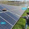 150W Solar Panel Cleaning Roller Brush, 0-680RPM Adjustable Speed, 3.5M Adjustable Window Cleaning Brush and Pole, Automatic Solar Panel Cleaner, Strip-Brush Design view 2