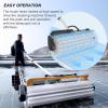 150W Solar Panel Cleaning Roller Brush, 0-680RPM Adjustable Speed, 3.5M Adjustable Window Cleaning Brush and Pole, Automatic Solar Panel Cleaner, Strip-Brush Design view 4