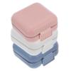 NIYANGLE 3pcs Portable Five-Compartment Medicine Box for Travel Pill Holder and Dispenser for Purse Pocket Pill Organizer for Daily Medication Planner view 1