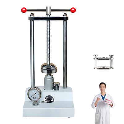 Hydraulic Dental Press Machine, Denture Flask Pressure Laboratory Equipment Tools with Simple Press, 20MPA Common Pressure, Manual Denture Flask Compress for Beginners
