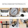Hydraulic Dental Press Machine, Denture Flask Pressure Laboratory Equipment Tools with Simple Press, 20MPA Common Pressure, Manual Denture Flask Compress for Beginners view 3