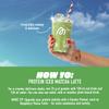 More Protein Iced Matcha Latte, Vanilla Crumble, 500 g, 1.1 lbs view 3