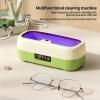 Ultrasonic Glasses Cleaner - 3-Button Upgraded Model Jewelry Cleaner | Ultrasonic Cleaners for Rings | Rechargeable Jewelry Cleaning Tools for Rings Silver Necklaces Dentures Strap Daily Adult view 3