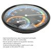 Aramox Round Thermometer Circular Dial Thermometer Transparent Curved Glass for Home Office Garden Greenhouse Nursery (TH101 Black) view 4