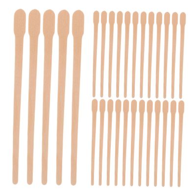 Beatifufu 1000pcs Wood Wax Stick Hair Removal Applicator for Eyebrows Nose Body Waxing Spatulas Useful Waxing Supplies