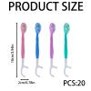 20 Pack Disposable Toothbrush with Toothpaste, Mini Toothbrush for Travel, Compact Oral Care Solution for Long Flights, Camping, and Office Commuting view 2