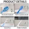 20 Pack Disposable Toothbrush with Toothpaste, Mini Toothbrush for Travel, Compact Oral Care Solution for Long Flights, Camping, and Office Commuting view 3