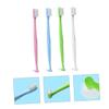 Beavorty 4pcs Double-Headed Interspace Toothbrushes with Tapered Heads for Home and Travel Use, Ergonomic Design with Firm Grip and Sturdy Pp Material view 3