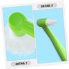 Beavorty 4pcs Double-Headed Interspace Toothbrushes with Tapered Heads for Home and Travel Use, Ergonomic Design with Firm Grip and Sturdy Pp Material view 4
