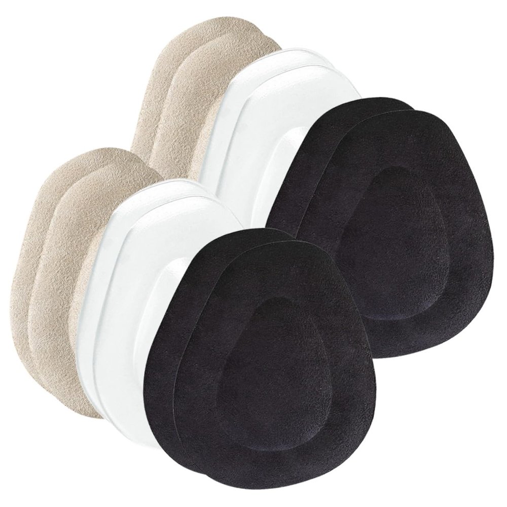 VERDANVERSE 6pairs Slip Forefoot Pad for Girls High Heels Gel Reusable Adhesive Shoe Tongue Cushion