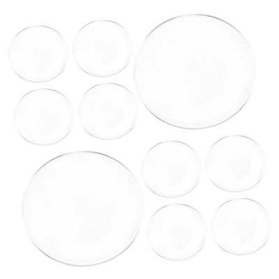 Mikinona 10pcs Plano-convex Lens for Vr Headset Lens Glasses Accessories Lenses and Accessories Light-blocking Lenses for Gaming Glasses Portable Replacement for Virtual Reality Headsets