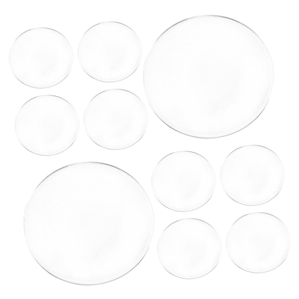 Mikinona 10pcs Plano-convex Lens for Vr Headset Lens Glasses Accessories Lenses and Accessories Light-blocking Lenses for Gaming Glasses Portable Replacement for Virtual Reality Headsets