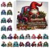 Christmas Calendars Advent 24 Days 2d Acrylic Santa Car Pendant Advent 2025 view 1