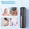 TOPCHANCES Portable Electric Travel Bidet,230ml Perineal Bottle with 8 Nozzles,5 Pressure Modes Bidet Sprayer for Personal Hygiene, Postpartum Care,Baby Wash and Elderly Use (Black, One Size) view 4