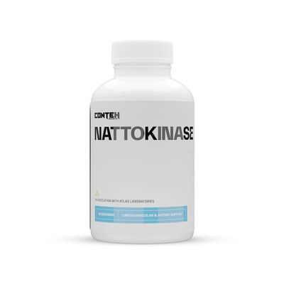 Conteh Sports Nattokinase 2000 FU - Cardiovascular & Circulatory Support Capsules. Supports Healthy Blood Flow, Fibrin Balance & Heart Health, 60 Servings (60 Capsules, Unflavoured)