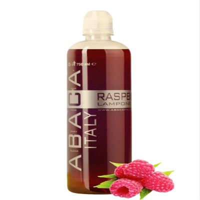 Abaca-Raspberry Pure 750ml Gluten Free, Vegan, Shelf Stable Real Tropical Fruit for Desserts, Baking, Ice Cream, Mousses, Pastry Fillings, and Beverages Ready to Use