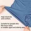 2XL-13XL Plus Size Comfort Men's Boxer Briefs Underwear 2-Pack Boys Middle-aged Elderly Seniors Loose Underpants Panties(Dark Blue,7XL) view 3
