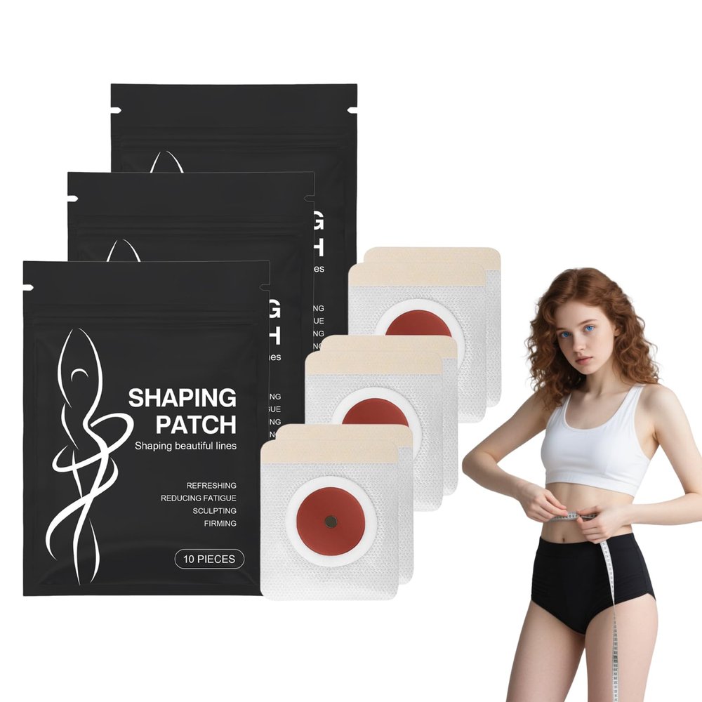 Body Contouring Patch - Plant-Based Wellness Patches for Skin Comfort, Moisturizing Body Stickers for Belly and Waist Area, Gentle Plant Ingredients, Comfortable Wear, Daily Use, 10PCS (3 Boxes)