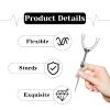 DKJEkdje 2 Set Stainless Steel Dental Floss Set with Replaceable Picks, Toothpick Holder & 1969inch Roll - Portable Oral Care Kit in PVC Case view 3