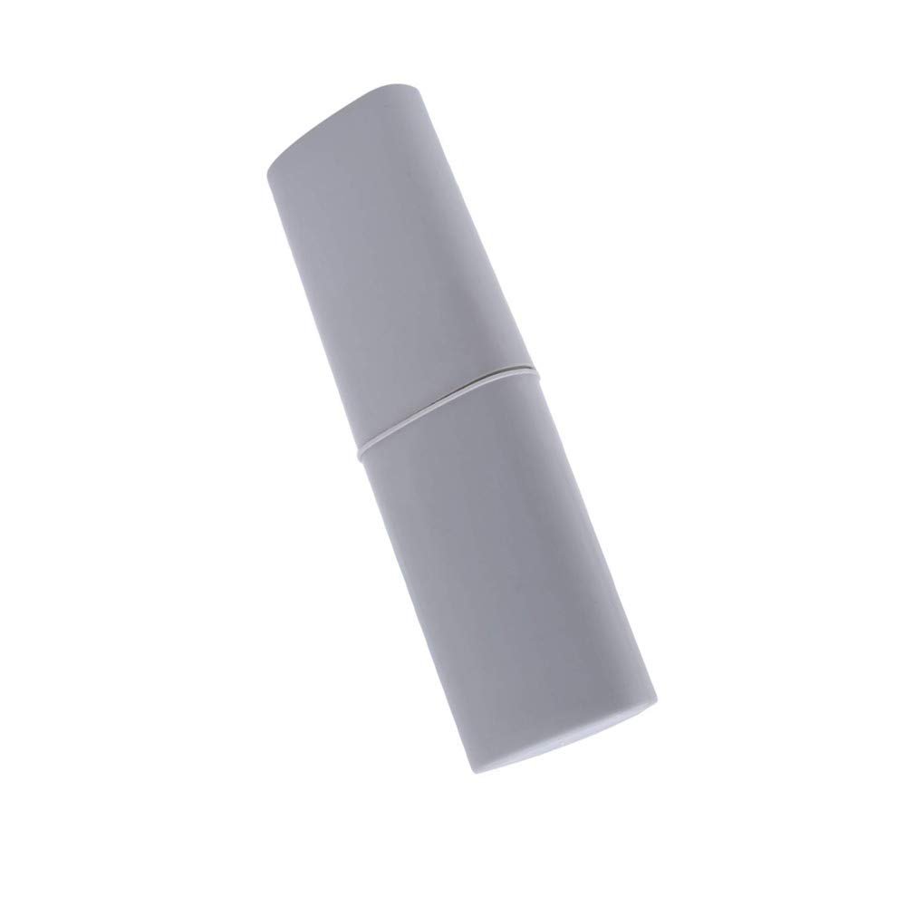 Portable Space Saving Travel Toothbrush Case with Dustproof Cover Storage BoxGray Sturdy and PracticalStrong and Long-Lasting