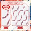 100 Pack Baseball Party Paper Napkins 13 x 16 Inches Unfolded, 3-Ply Disposable Napkins with Red Stitch Designs for Sports Birthdays, Tailgate Parties, and Baseball-Themed Table Decorations view 2