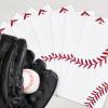 100 Pack Baseball Party Paper Napkins 13 x 16 Inches Unfolded, 3-Ply Disposable Napkins with Red Stitch Designs for Sports Birthdays, Tailgate Parties, and Baseball-Themed Table Decorations view 4