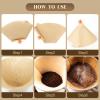 ZYFOTZUN 240 Count #2 Coffee Filtets 2-4 Cup, Premiun Unbleached Natural Coffee Paper Filters, No Blowout, Disposable Coffee Filter Cone Paper for Pour Over and Drip Coffee Maker view 3