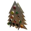 Vdaxvme Advent Christmas Calendar Wine Rack Practical Wood Advent Calendar Wine Stand Rack for Home Entertaining view 3