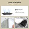 12Pcs Heel Cushion Pads Improve The Comfort Mesh Self Adhesive Heel Grips to Prevent Shoes Too Big Prevent Friction Back of Heel Cushion Inserts for Women and Men Black White Grey view 3