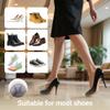 12Pcs Heel Cushion Pads Improve The Comfort Mesh Self Adhesive Heel Grips to Prevent Shoes Too Big Prevent Friction Back of Heel Cushion Inserts for Women and Men Black White Grey view 4